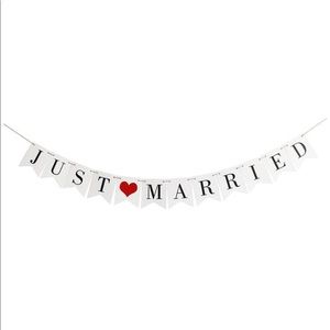 Just Married Banner